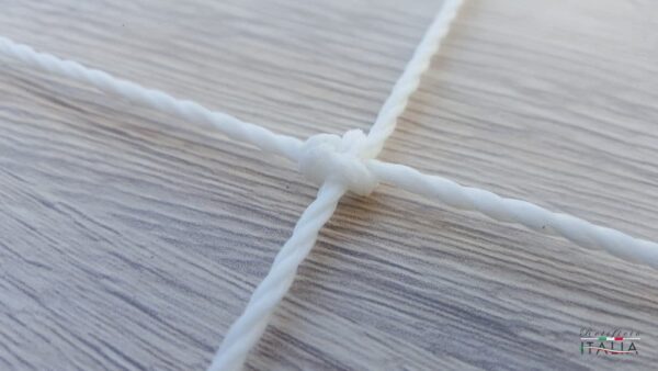 Rete Bianca Protezione Verticale Calcio/Calcetto – Ø 3,2 mm, Maglia 10x10 cm - immagine 3