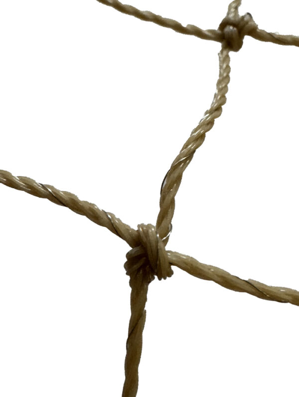 Rete di protezione per gatti colore beige con rinforzo in acciaio – Maglia 3×3 cm - immagine 2